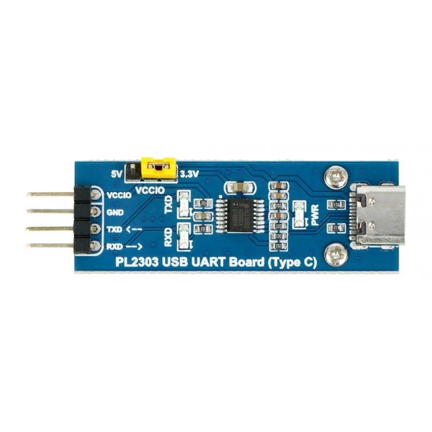 USB-UART TTL konverter PL2303 - USB tüüpi C pesa - Waveshare 20645 – 2