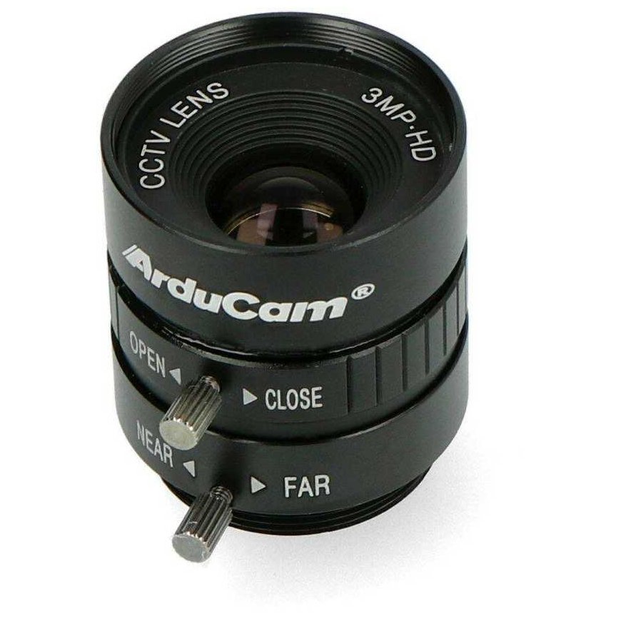 CS-Mount lens 12mm, manual focus, designed for Raspberry Pi HQ camera, ArduCam LN037