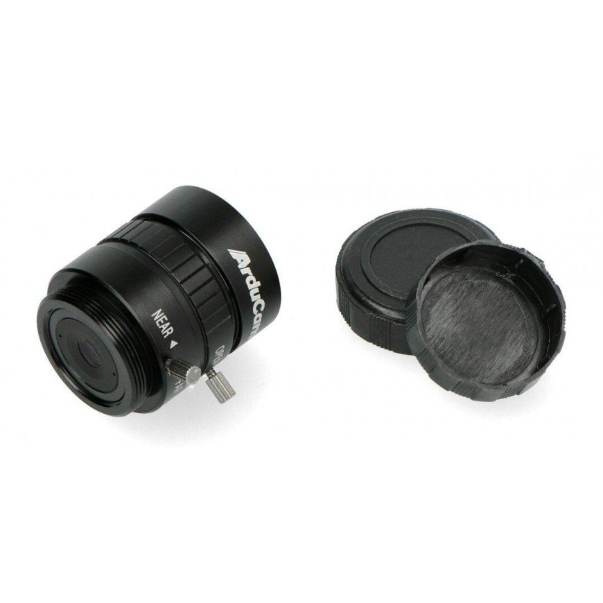 CS-Mount objektiiv 12mm, käsitsi fookustamine, mõeldud Raspberry Pi HQ kaamerale, ArduCam LN037 – 3
