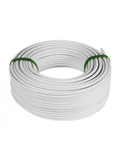 Maclean MCTV-572 coaxial cable RG-6/U 100 m White