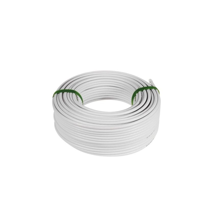 Maclean MCTV-572 coaxial cable RG-6/U 100 m White