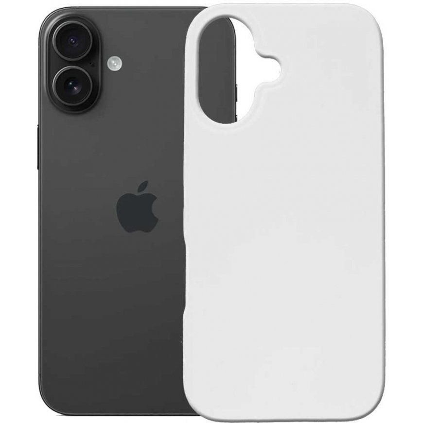 Чехол 3MK Hardy MagSilicone для Apple iPhone 16 белого цвета – 5