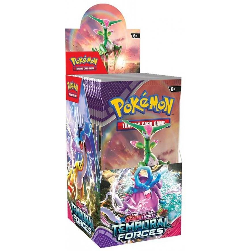 The Pokemon Pokemon TCG - Scarlet & Violet 5 Temporal Forces Half Size Booster Ekranas (18 Packs) – 2