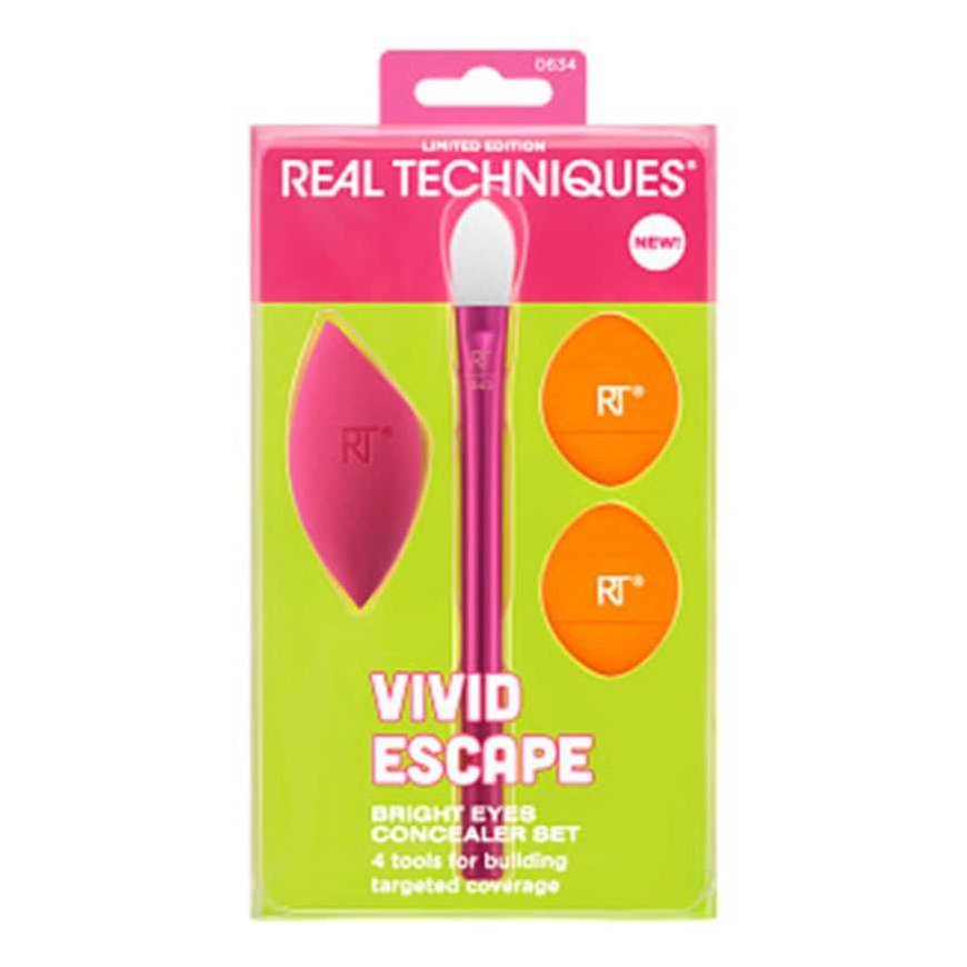 Real Techniques VIVID ESCAPE SPOŽIE ACU KOREKTORI KASTE 4 gab.