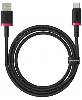 Baseus Dura USB Type A - Type C 60 W nopea latauskaapeli 1 m Musta, Kulta