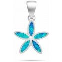 Brilio Silver Flower Silver Jewelry Set with Synthetic Opals SET288WB Brilio Silver Flower Silver Jewelry Set with Synthetic Opals SET288WB