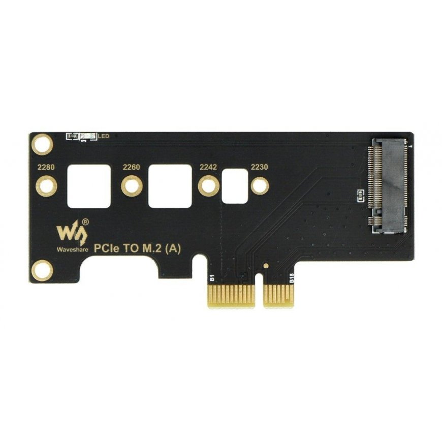 PCIe uz M.2 adapteris - saderīgs ar Raspberry Pi CM4 - Waveshare 19091 – 3