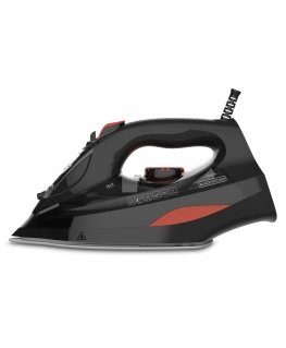 Black & Decker BXIR3000E triikraud Aurutriikraud Keraamiline tald 3000 W Must, Oranž