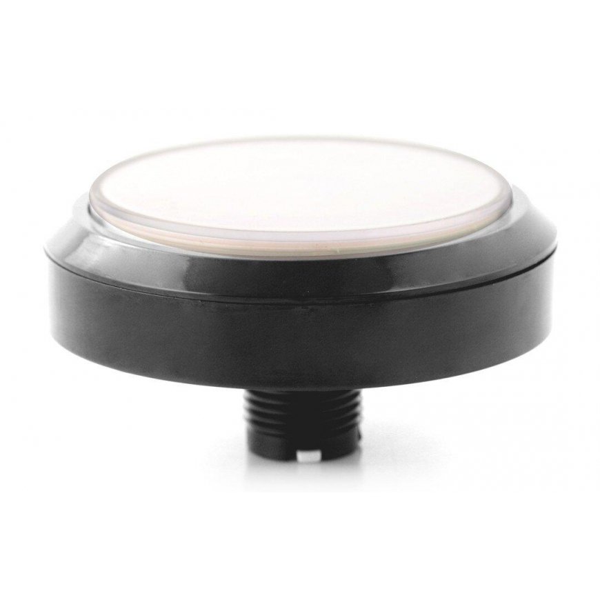 Oem-nappi 10 cm - valkoinen - litteä – 2