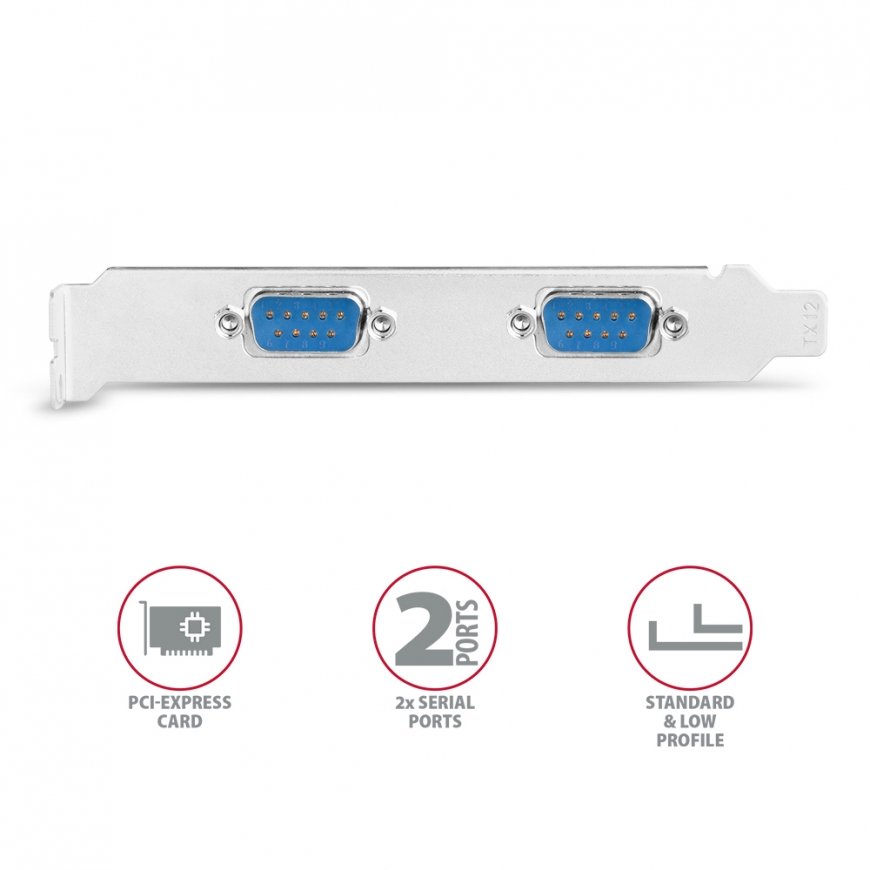 Axagon PCEA-S2N interface cards/adapter Internal RS-232 – 2
