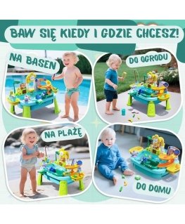 WOOPIE 4 ühes veelaud, kalapüügimäng, kraanikauss, veeslaide, lill