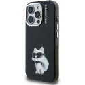 Karl Lagerfeld IML Aquarelle Choupette vāciņš iPhone 15 Pro melns Karl Lagerfeld IML Aquarelle Choupette vāciņš iPhone 15 Pro melns