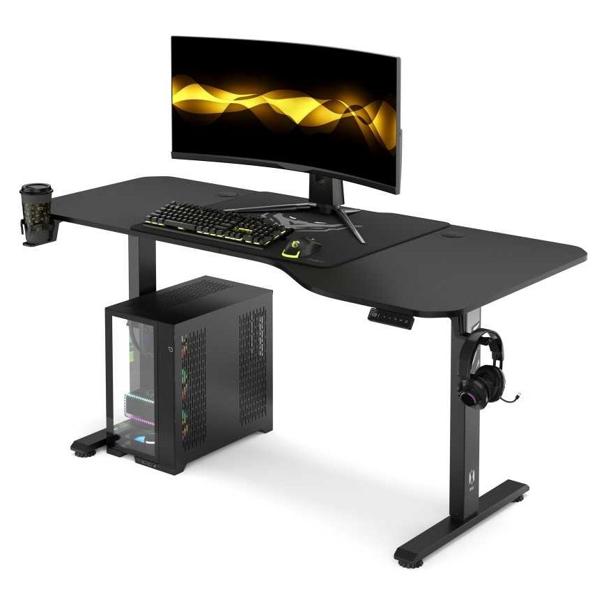 Diablo Tool Diablo X-Tension 1400 Must elektrilis reguleeritav Mängulaud | 1400 x 600 x 1170 mm – 2
