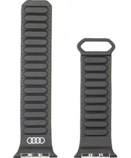 Audi logo sünteetilisest nahast magnetiline rihm Apple Watchile