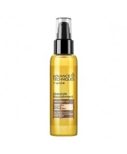 Avon maitoinnin hiöljy argan- ja kookosöljyllä (Absolute Nourishment Treatment Oil), 100 ml