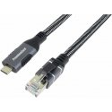 PremiumCord PremiumCord Ethernet cable USB-C and LAN RJ45 10/100/1000, 2m