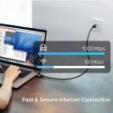 PremiumCord PremiumCord Ethernet kabelis USB-C un LAN RJ45 10/100/1000, 2m