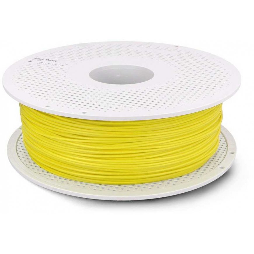 BambuLab Bambu Lab PLA Basic heating filament 1.75 mm 1kg - comes with a reusable spool - Yellow – 2