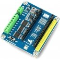 DC-moottorin ohjausmoduuli - nelikanavainen - laajennus Raspberry Pi Pico - Waveshare 19764 DC-moottorin ohjausmoduuli - nelikanavainen - laajennus Raspberry Pi Pico - Waveshare 19764
