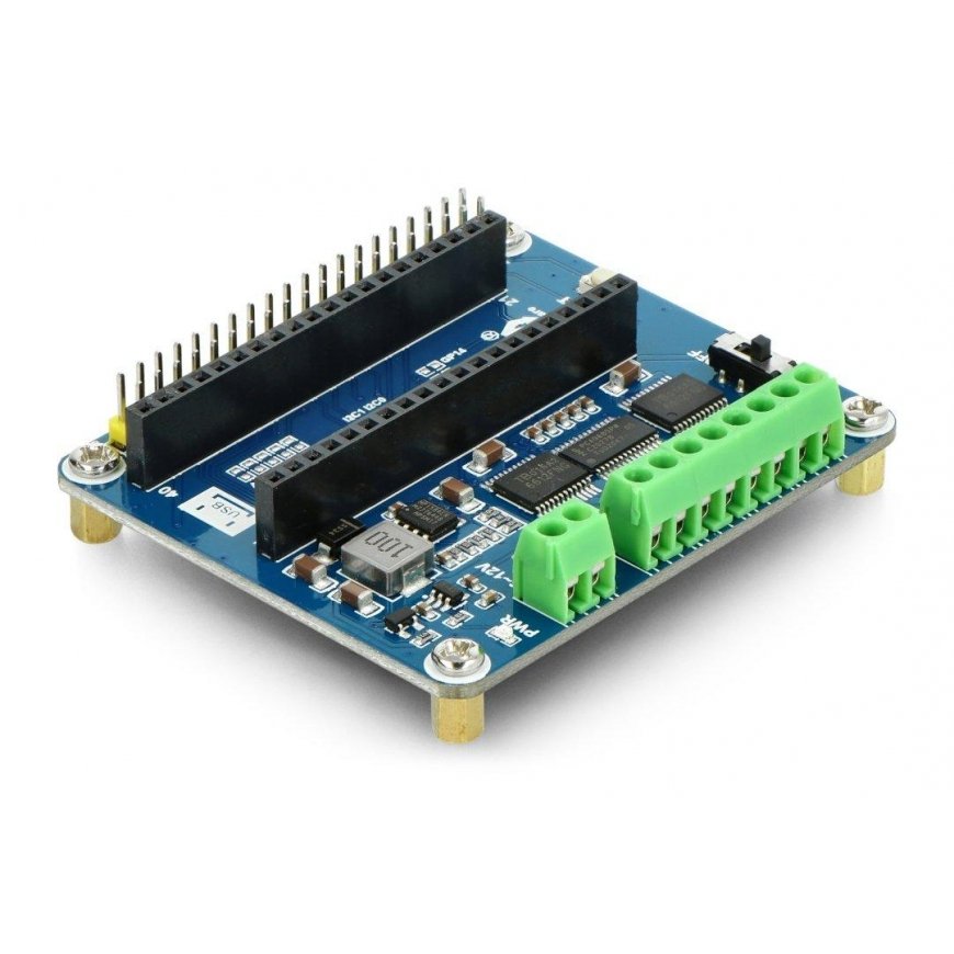DC motor controller module - four-channel - extension for Raspberry Pi Pico - Waveshare 19764 – 3