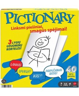 Mattel Board Game PICTIONARY (in Lithuanian) (JGF68)
