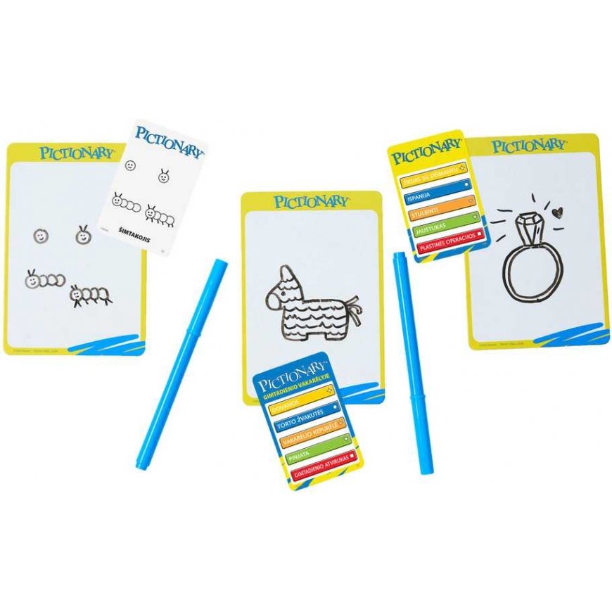 Mattel Board Game PICTIONARY (in Lithuanian) (JGF68) – 5
