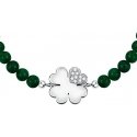 Morellato Leather Bracelet Four Leaf Clover Valentina SATQ08 Morellato Leather Bracelet Four Leaf Clover Valentina SATQ08