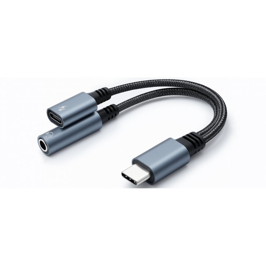 Адаптер 2в1 USB C USB C разъем 3.5мм PD 15W – 2