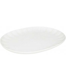 Plate line 36 cm white AMBITION