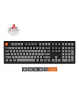 Keychron K10 Max klaviatūra Universalus USB + RF Wireless + Bluetooth QWERTY Šiaurės šalių Juoda