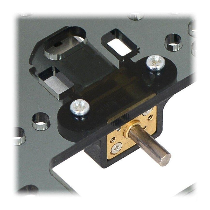 Держатель микро-двигателя, белый, x2, Pololu 1086 – 2