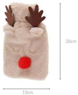 Home Styling Collection Hot Water Bottle Plush Toy Shape, 26 cm