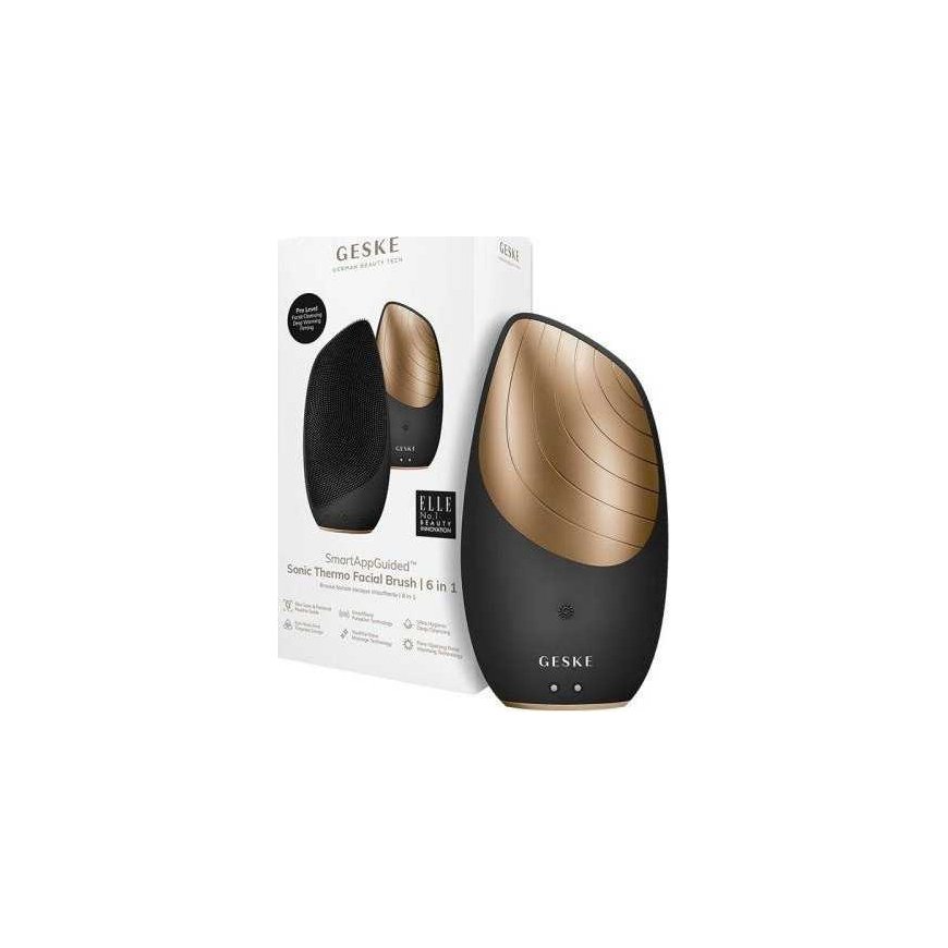 Geske „Sonic Thermo“ näo harja 6in1 rakendusega (hall)