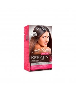 Kativa Alisado Keratin Xtreme Care rinkinys - Plaukų tiesinimo rinkinys