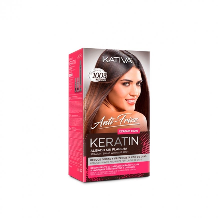 Kativa Alisado Keratin Xtreme Care Kit - Hair Straightening Set