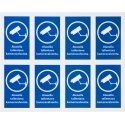 Tarmo, camera surveillance window stickers, 3 sheets Tarmo, camera surveillance window stickers, 3 sheets