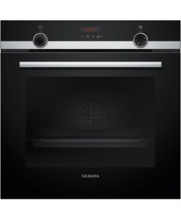 Siemens iQ300 HQ574AER3 uuni 71 L musta, Ruostumaton teräs