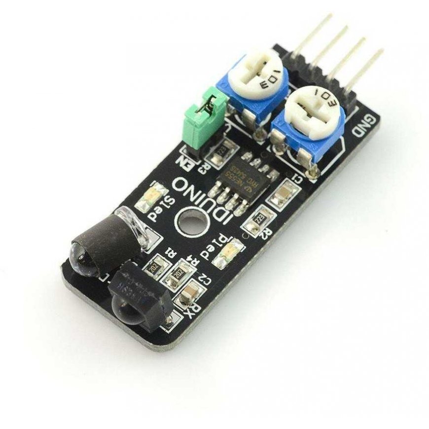 Distance sensor, reflective - receiver + IR transmitter - 3.3V/5V - 40cm - Iduino ST1081 – 2