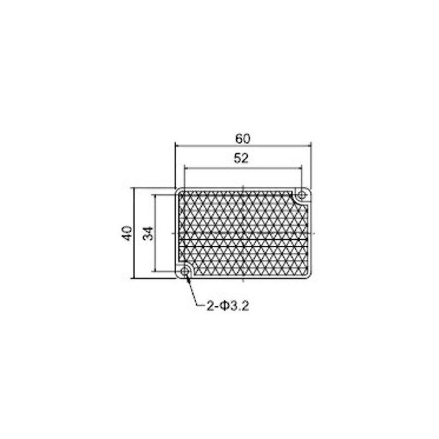 OEM Photoelectric Sensor Reflector 6x4cm – 2