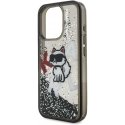 Dėklas Karl Lagerfeld Liquid Glitter Scattered Choupette iPhone 16 Pro jaoks Must Dėklas Karl Lagerfeld Liquid Glitter Scattered Choupette iPhone 16 Pro jaoks Must