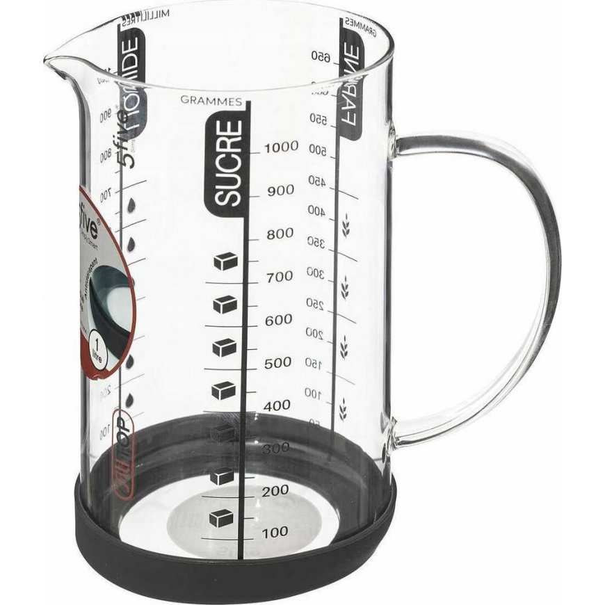 5five Simply Smart measuring cup, glass, 1 l – 3