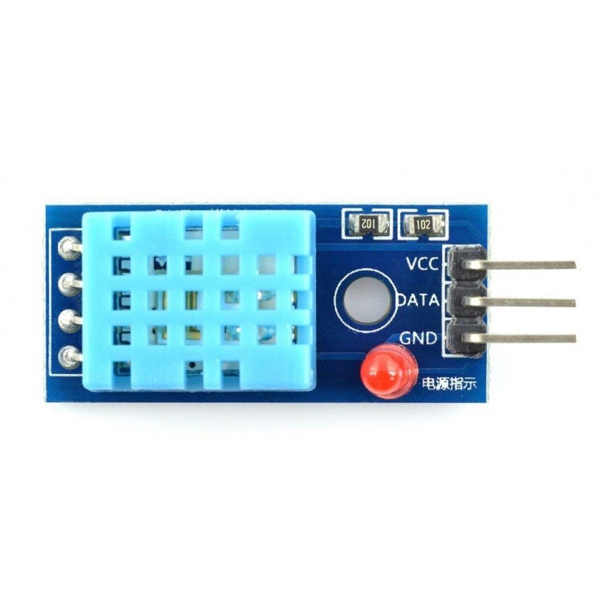 Oem Temperatūros ir drėgmės jutiklis DHT11 - mėlynas modulis – 2