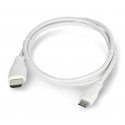Avenes MiniHDMI - HDMI 1m Balts Avenes MiniHDMI - HDMI 1m Balts