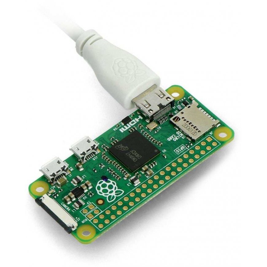 Raspberry MiniHDMI - HDMI 1m Baltas – 4