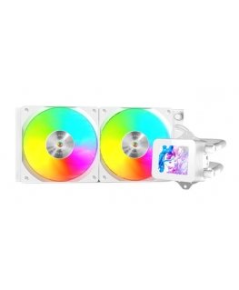 Mars Gaming MLVISION240W Datora dzesēšanas sistēma Procesors Universāls šķidruma dzesētājs 12 cm Melns