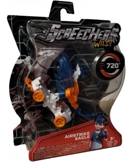 „Screechers Wild!“ Muudetav auto „Airstrike Eagle Sinine Eagle“