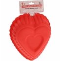 La Cucina Širdelės formos silikoninė kepimo forma, 25 x 16 x 7 cm La Cucina Širdelės formos silikoninė kepimo forma, 25 x 16 x 7 cm