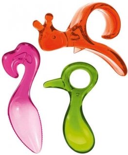 ENERGY-TOOLS set: razor, 2x spoon - 3 pcs in the set, KOZIOL