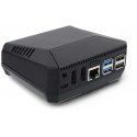 Argon40 Argon ONE V3 M.2 NVMe PCIe case designed for Raspberry Pi 5 - with fan and heatsink - aluminum - black
