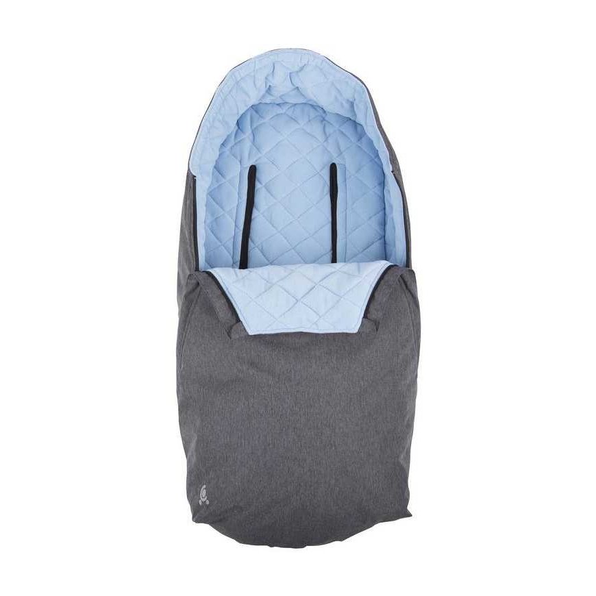 CuddleCo Comfi-Extreme waterproof sleeping bag - gray melange / blue – 2